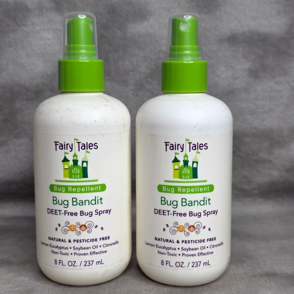 (X2) Fairy Tales Bug Bandit Deet-Free Kids Bug Spray 8 fl oz